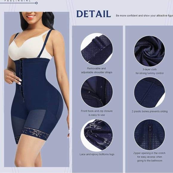 Faja/Compressor one piece with Removable Adjustable Straps - Picture 5 of 5